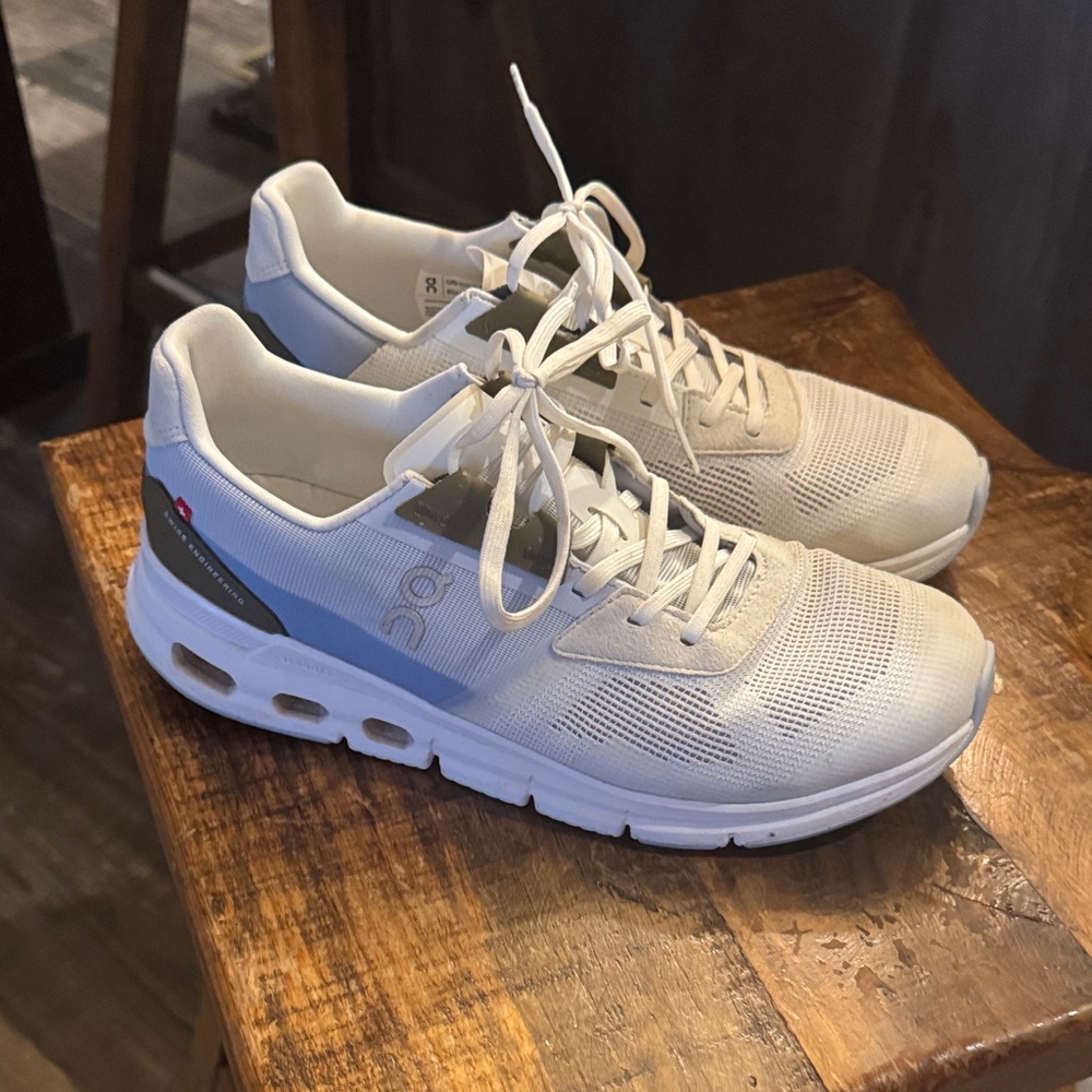 On Running White Athletic Shoes
